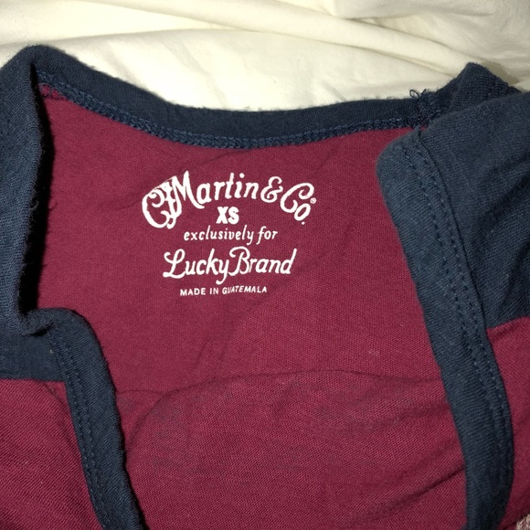 ❌SOLD Lucky Brand Martin & Co. Baseball Tee - Picture 3 of 3